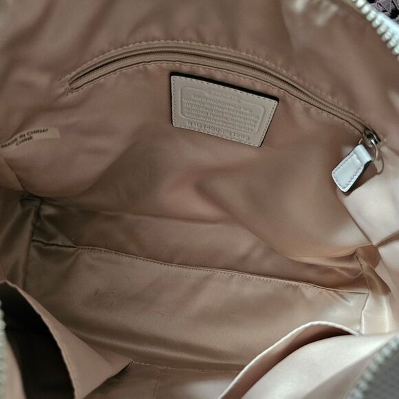 Coach Charlie Python Embossed Hobo Shoulder Bag Purse - Picture 7 of 8